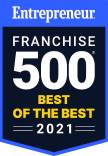 Enterpreneur Franchise 500 Best of the Best 2021