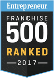 Enterpreneur Franchise 500 Ranked 2017