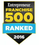 Enterpreneur Franchise 500 Ranked 2016