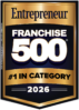 Entrepreneur Franchise 500 #1 in Category in 2026